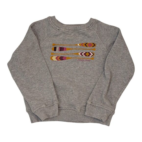 Pendleton Oar Paddle Sweatshirt Toddler Size 3/4 Crewneck Pullover Youth Fall - Picture 1 of 4